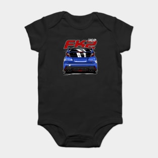 Blue Civic FK2 Type R Baby Bodysuit